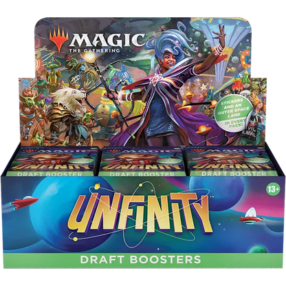 Unfinity Draft Booster Box Display