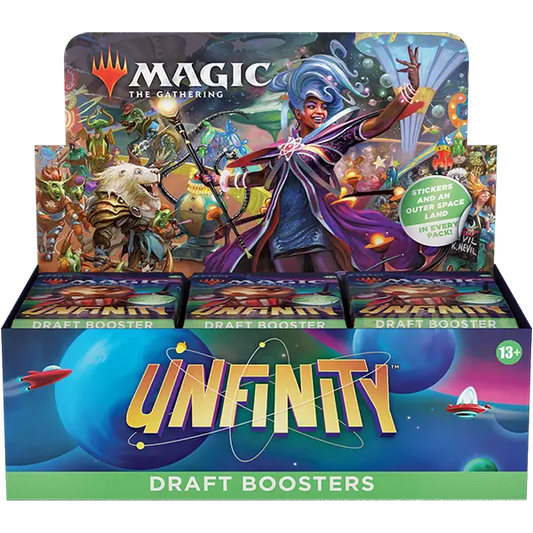 Unfinity Draft Booster Box Display