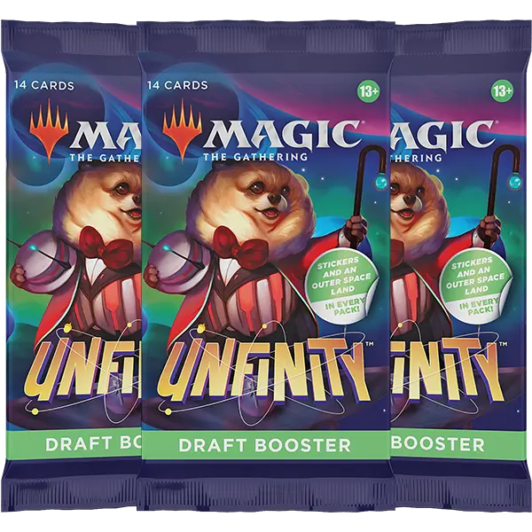 Unfinity Draft Booster Box Display