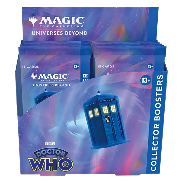 Universes Beyond: Doctor Who Collector Booster Display