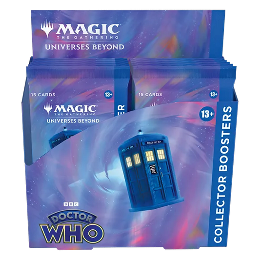 Universes Beyond: Doctor Who Collector Booster Display