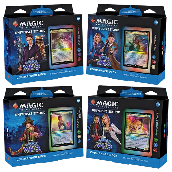 Universes Beyond: Doctor Who Commander Decks (Set of 4)