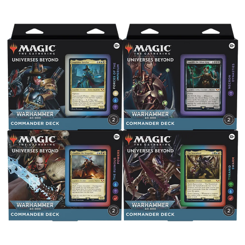 Universes Beyond: Warhammer 40,000 Commander Decks (Set of 4)