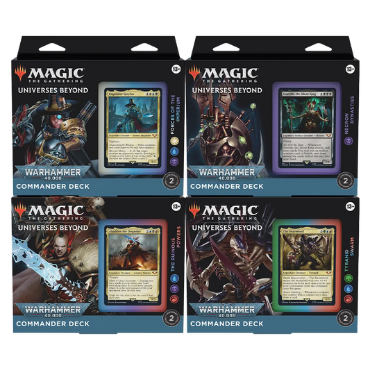 Universes Beyond: Warhammer 40,000 Commander Decks (Set of 4)