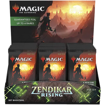 Zendikar Rising Set Booster Box Display