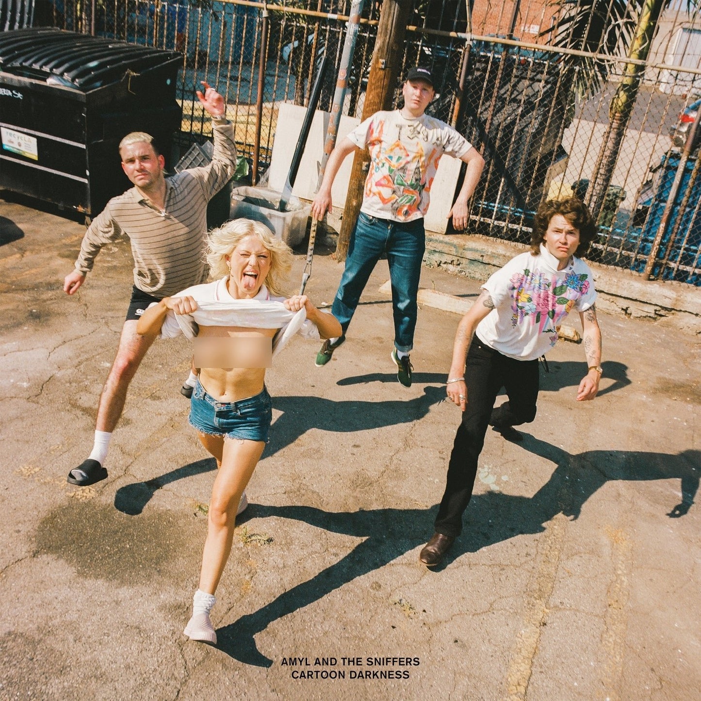 Amyl and The Sniffers - Cartoon Darkness - Drowning In It Blue Marble Vinyl LP Record