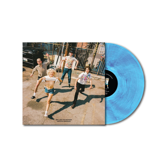 Amyl and The Sniffers - Cartoon Darkness - Drowning In It Blue Marble Vinyl LP Record