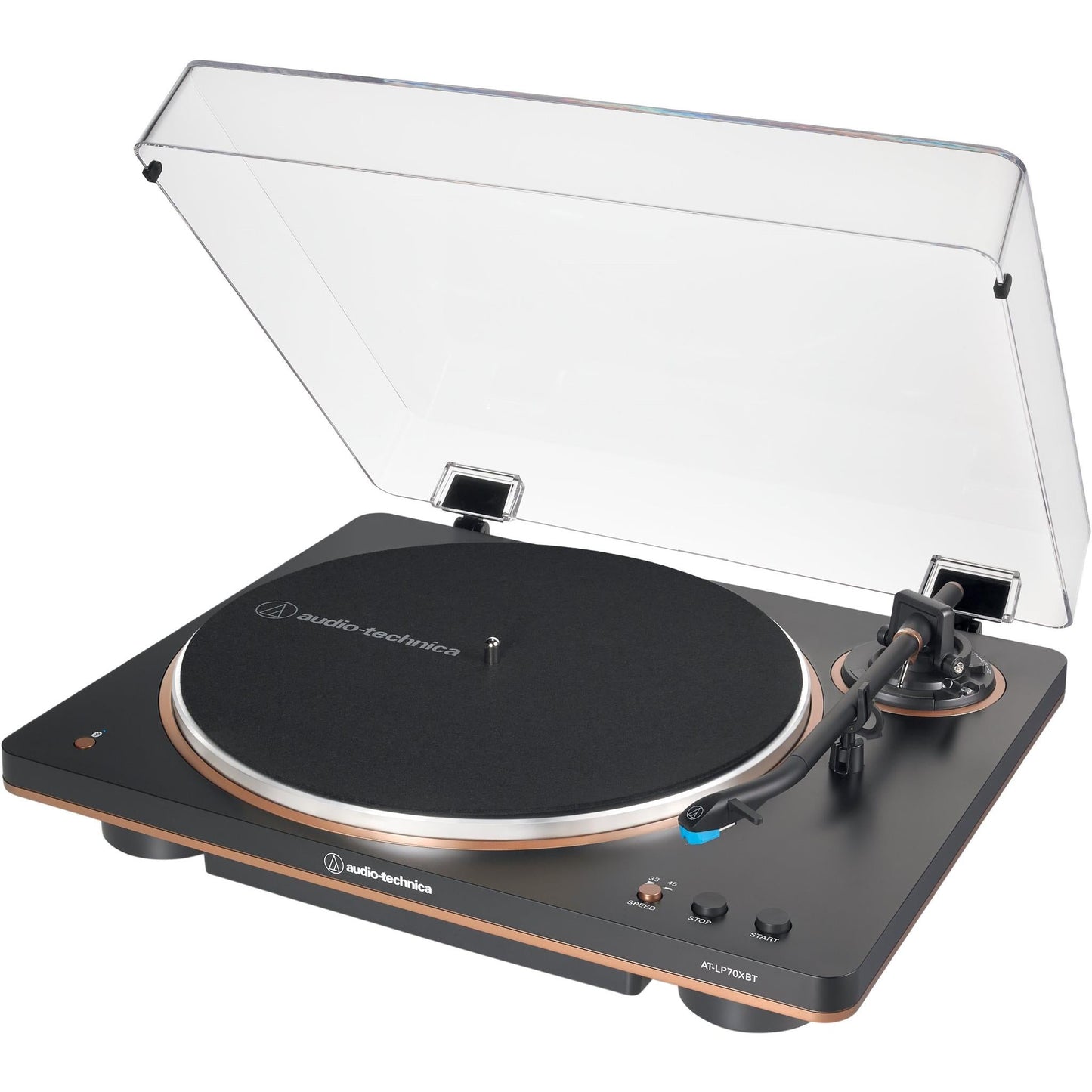 Audio-Technica LP70XBT Fully Automatic Bluetooth Turntable (Black/Bronze)