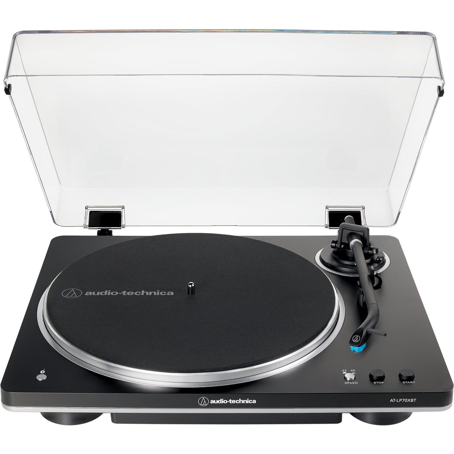 Audio-Technica LP70XBT Fully Automatic Bluetooth Turntable (Black/Silver)