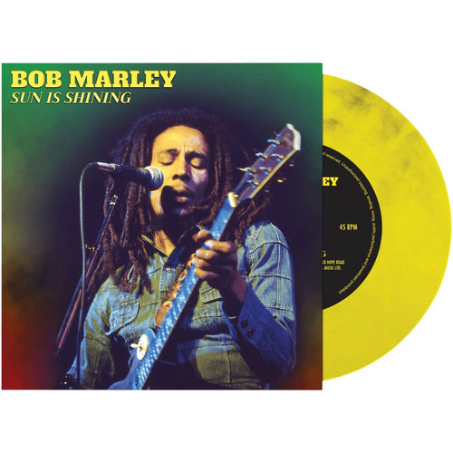 Bob Marley - Sun Is Shining - Yellow Marble Vinyl Record