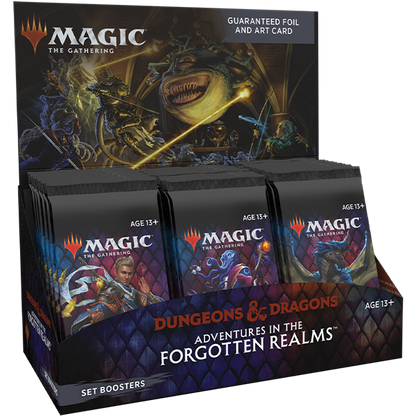 Adventures in the Forgotten Realms Set Booster Box Display