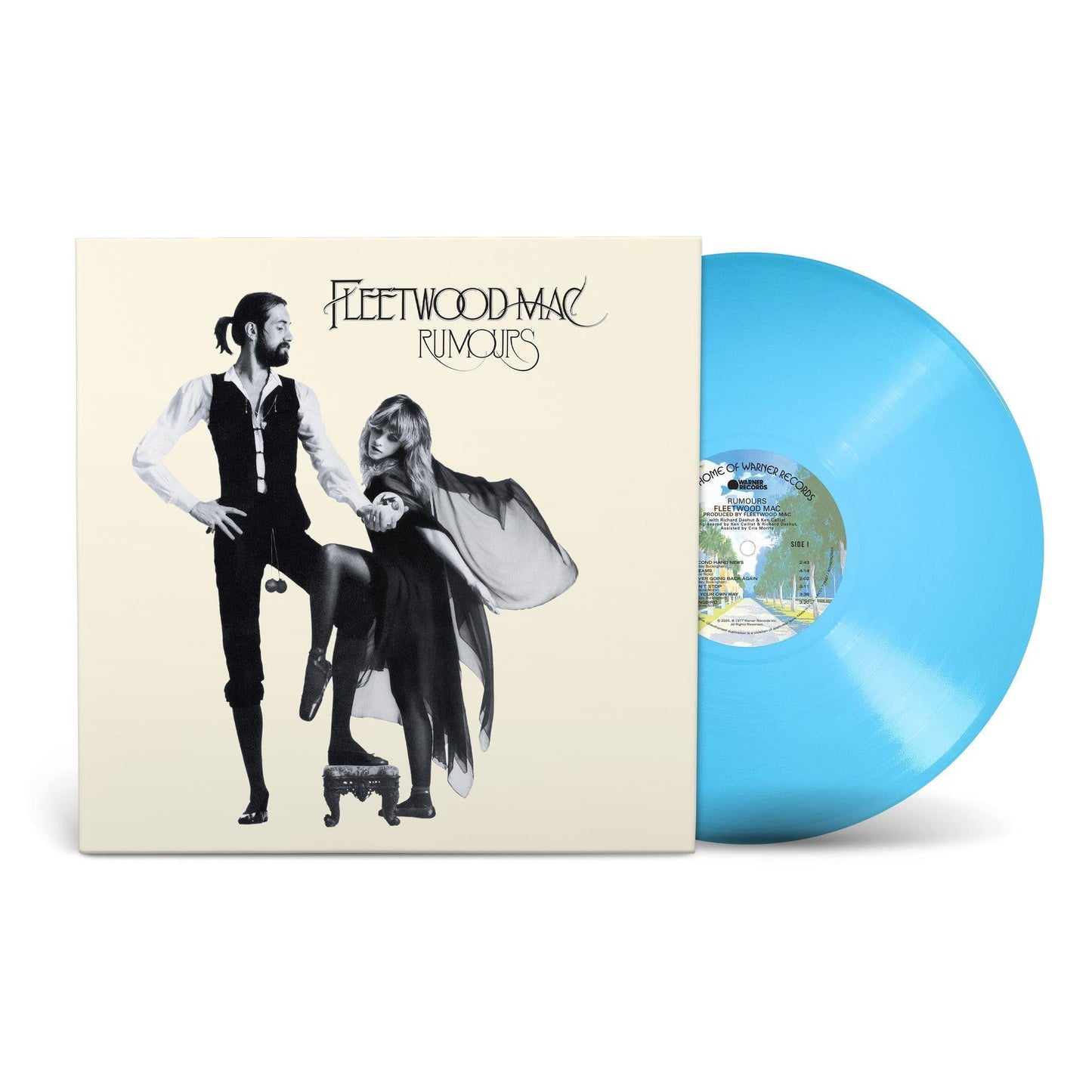 Fleetwood Mac - Rumours - Light Blue Vinyl LP Record