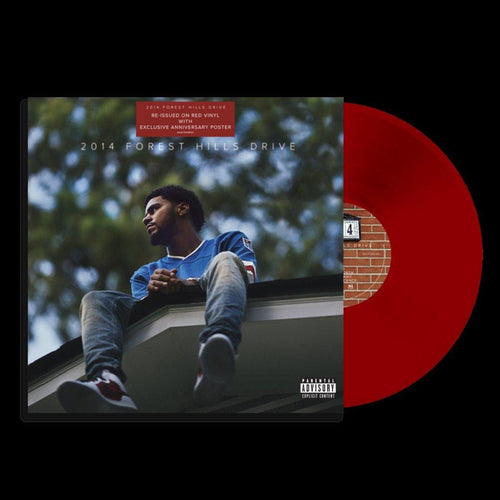 J. Cole - 2014 Forest Hills Drive - 10th Anniversary Red Vinyl LP Record