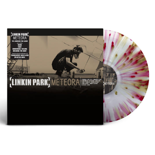 Linkin Park - Meteora - Translucent Gold & Red Splatter Vinyl LP Record