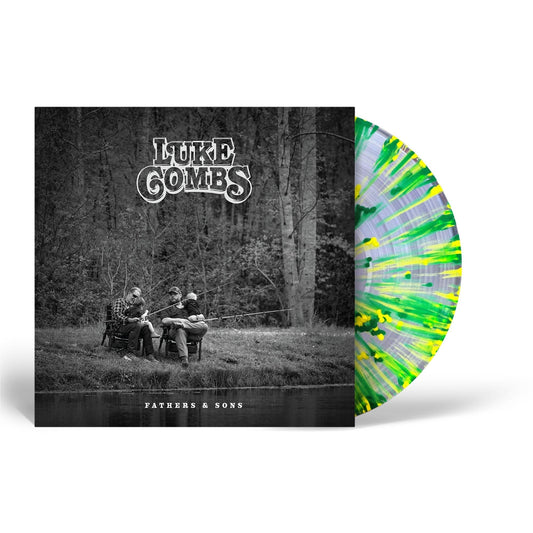 Luke Combs - Fathers & Sons - Yellow & Green Splatter Vinyl LP Record