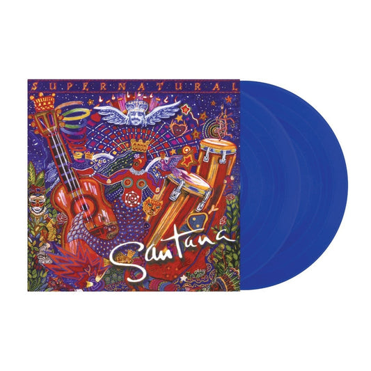 Santana - Supernatural - Blue Vinyl LP Record