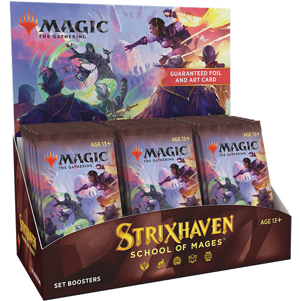 Strixhaven: School of Mages Set Booster Box Display