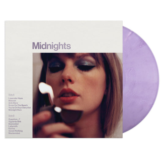 Taylor Swift - Midnights - Lavender Vinyl LP Record