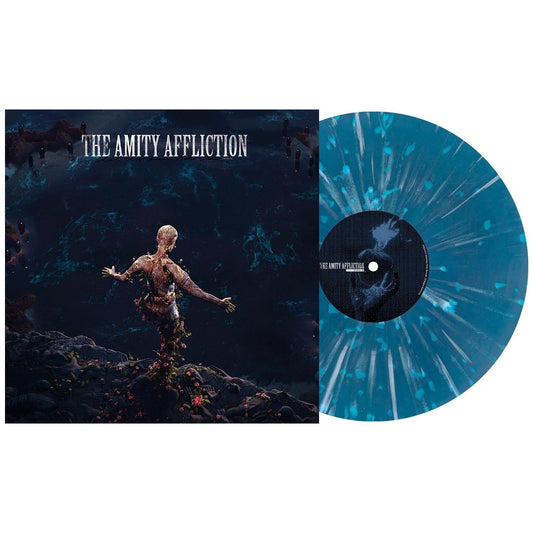 The Amity Affliction - Let The Ocean Take Me (Redux) (Sea Blue with Heavy White Splatter Vinyl) - Vinyl LP Record