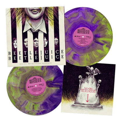 Various Artists - Beetlejuice - Lime Green & Purple Hand-Poured Vinyl LP Record