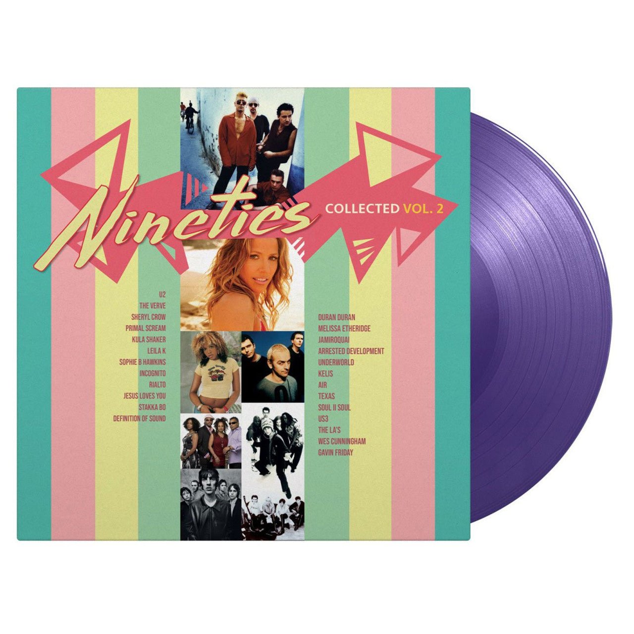 Various Artists - Nineties Collected Volume 2 - Coloured Vinyl LP Record