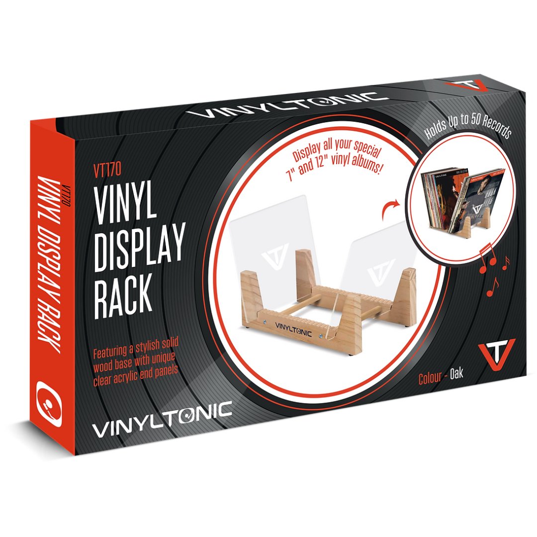 Vinyl Tonic - Oak Display Rack