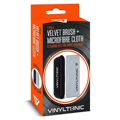 Vinyl Tonic - Velvet Brush & Microfibre Cloth Cleaning Kit